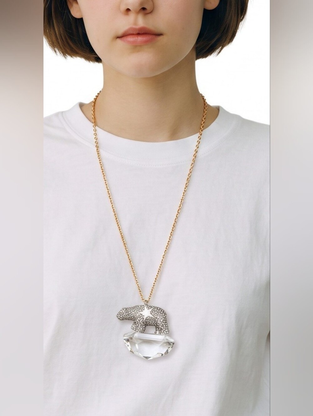 Kate Spade Cold Comforts Polar Bear Pendant Necklace